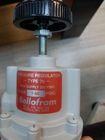 960-091-000 النوع 70 منظم ضغط هواء عالي التدفق ، 0-60 PSI ، 3/8 "NPT