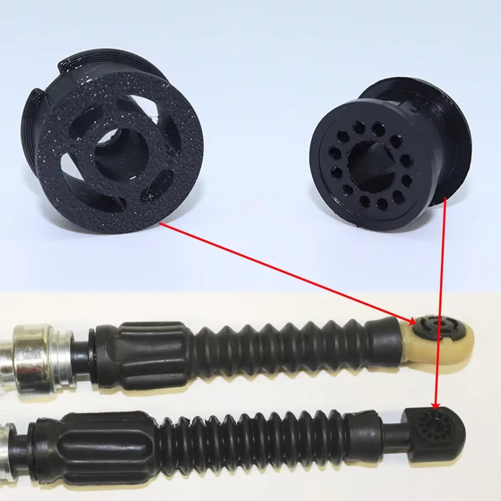 Getriebe Buchse Kompatibel Mit Chrysler PT, Für Cruiser 2000–2010, Für Neon 1993–2005, 2-teiliges Schaltkabel-Buchsen-Set, Verbindungstülle, Endstangen-Set