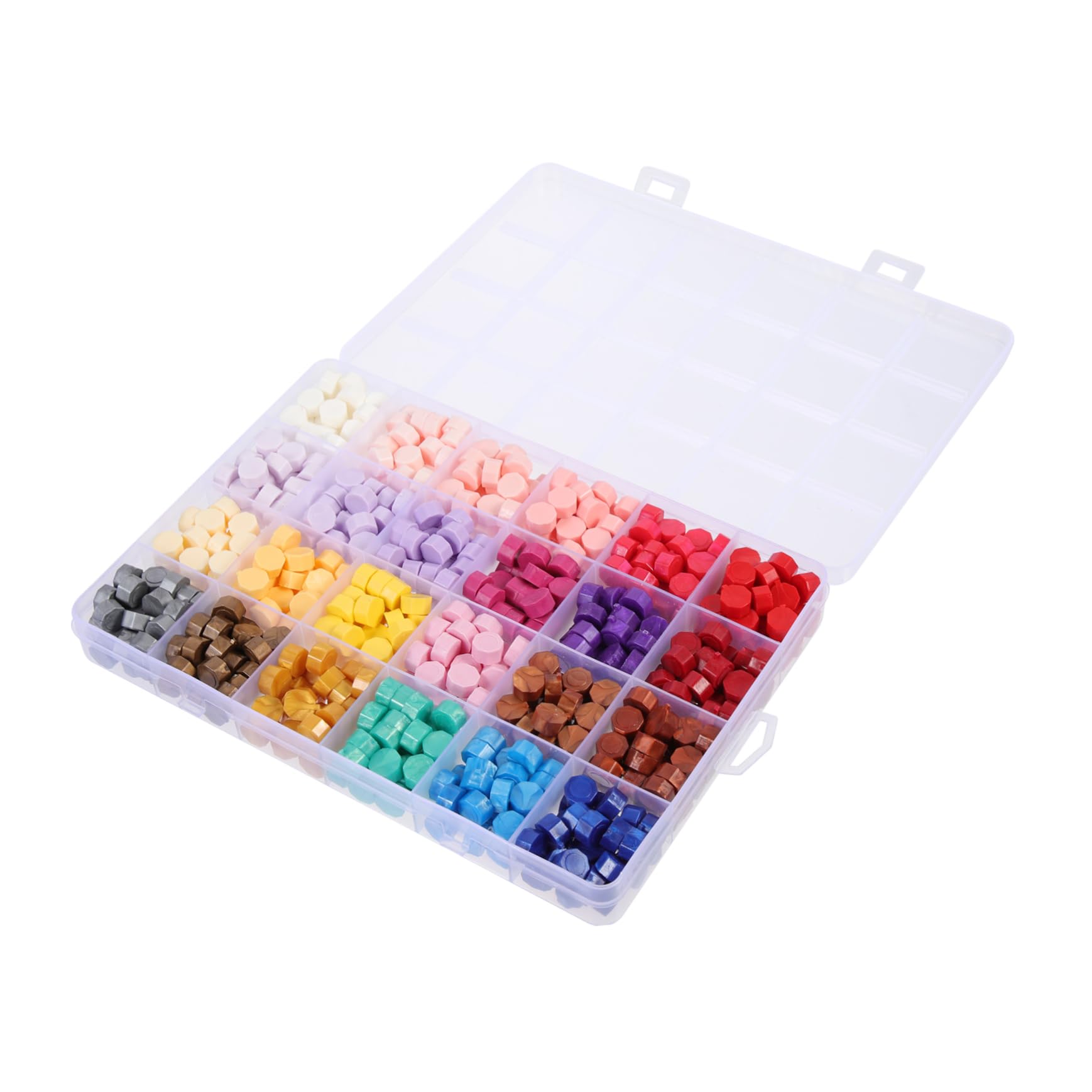 Perles de cire pour invitations et cartes personnalisées en couleurs mélangées