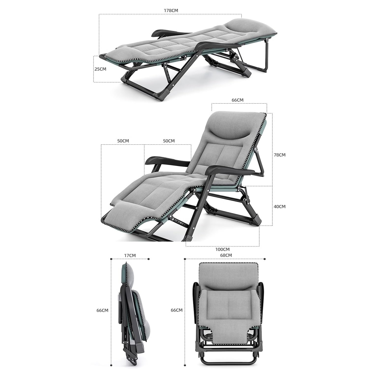 MOTHY Foldable Chairs Office ChairComputer Chair Work Chair ChairDesk with Foot Rest Adjustable Comfortable