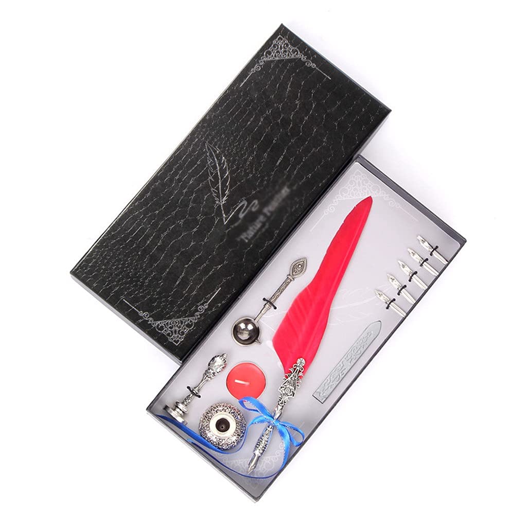 Ensemble de papeterie multicolore pour étudiant - Cadeau d'affaires européen - Signature - Personnalité - Gris