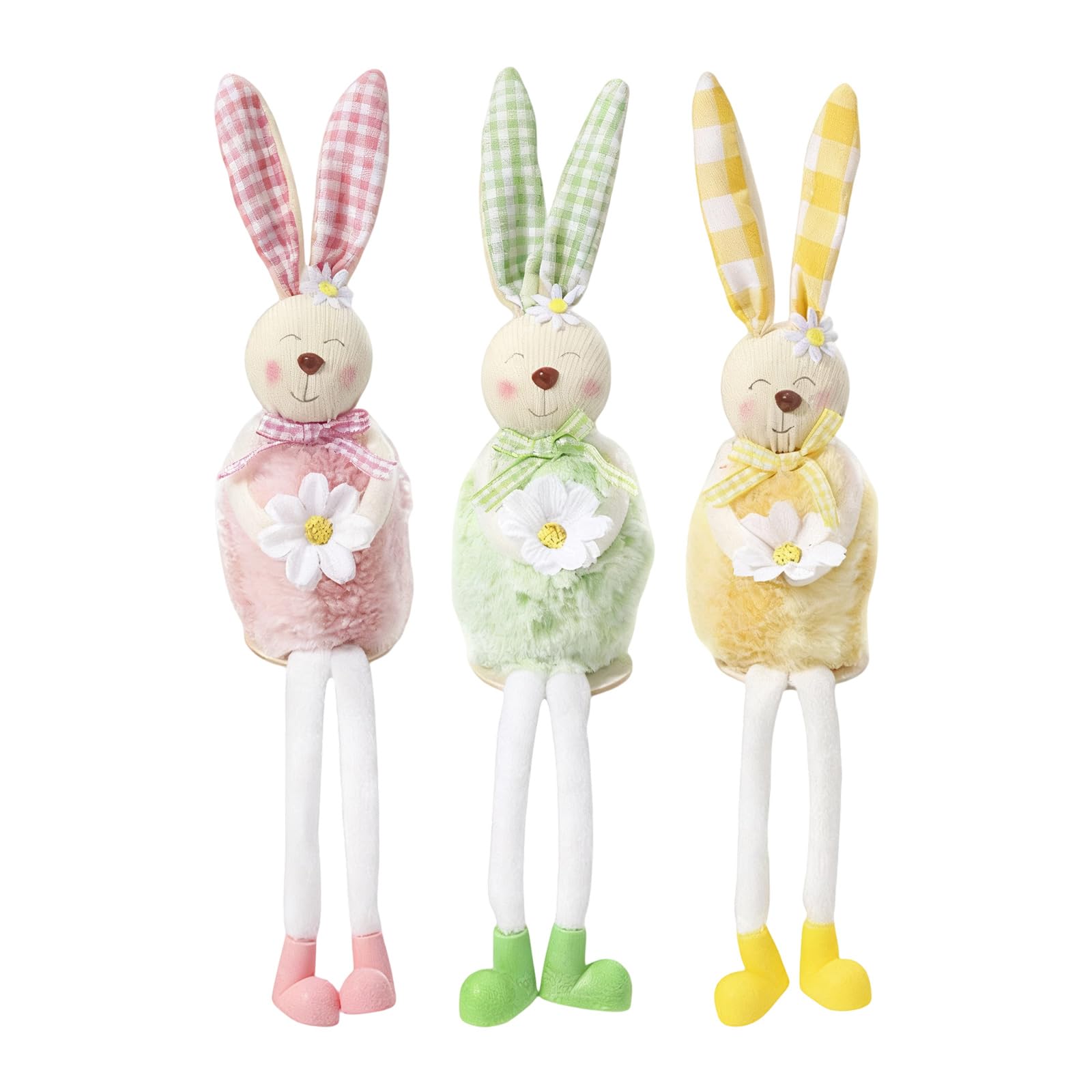 NEWFT Pack of 1 User Friendly Cloth Rabbits Figure Festival Ornament Adds Warmth to Gatherings Unique Display Decoration