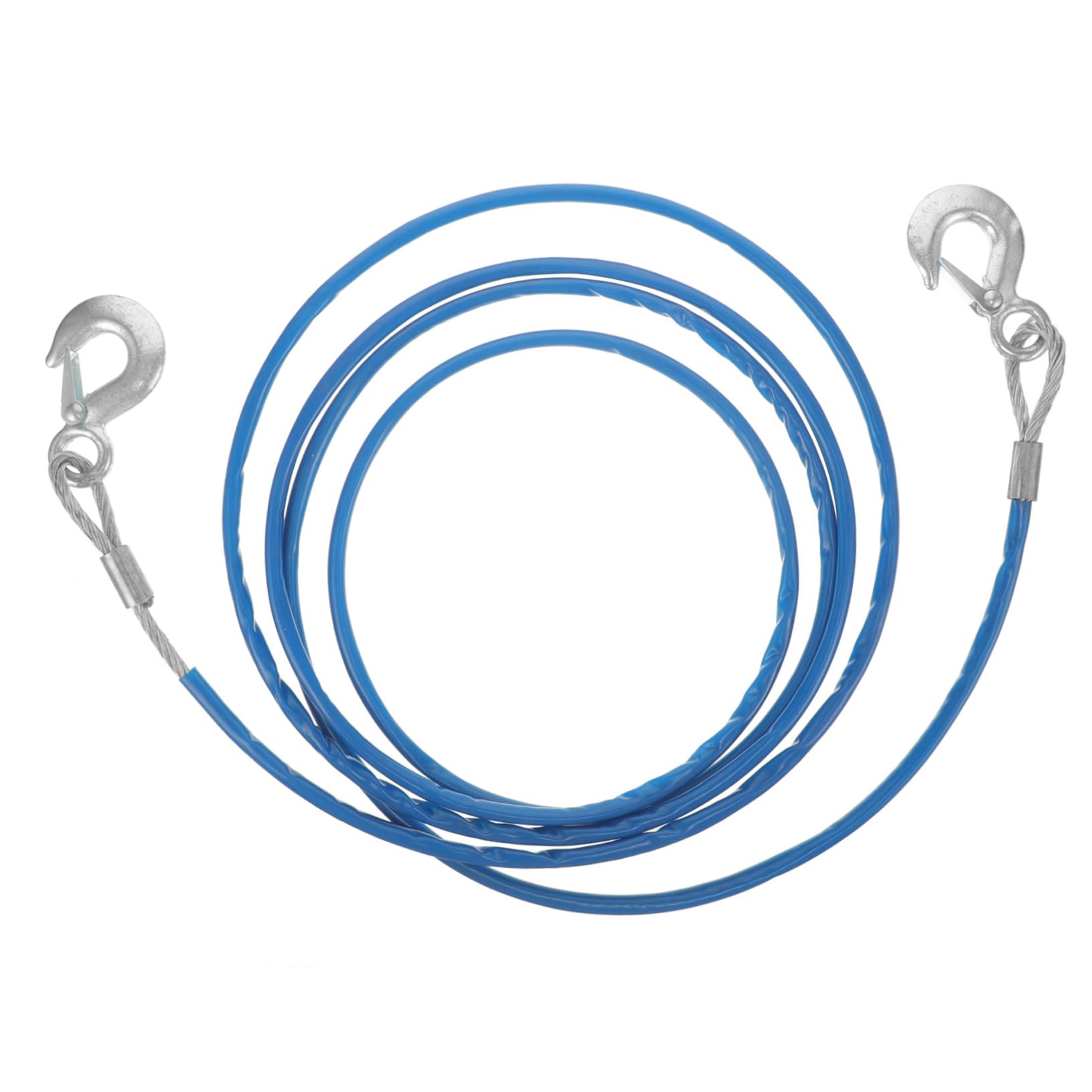 Mikinona Car Tow Dolly Strap Towing Supply with Hook Heavy Duty Towing Strap for Emergency Vehicle Compact Lightweight Design for Easy Storage and Transport