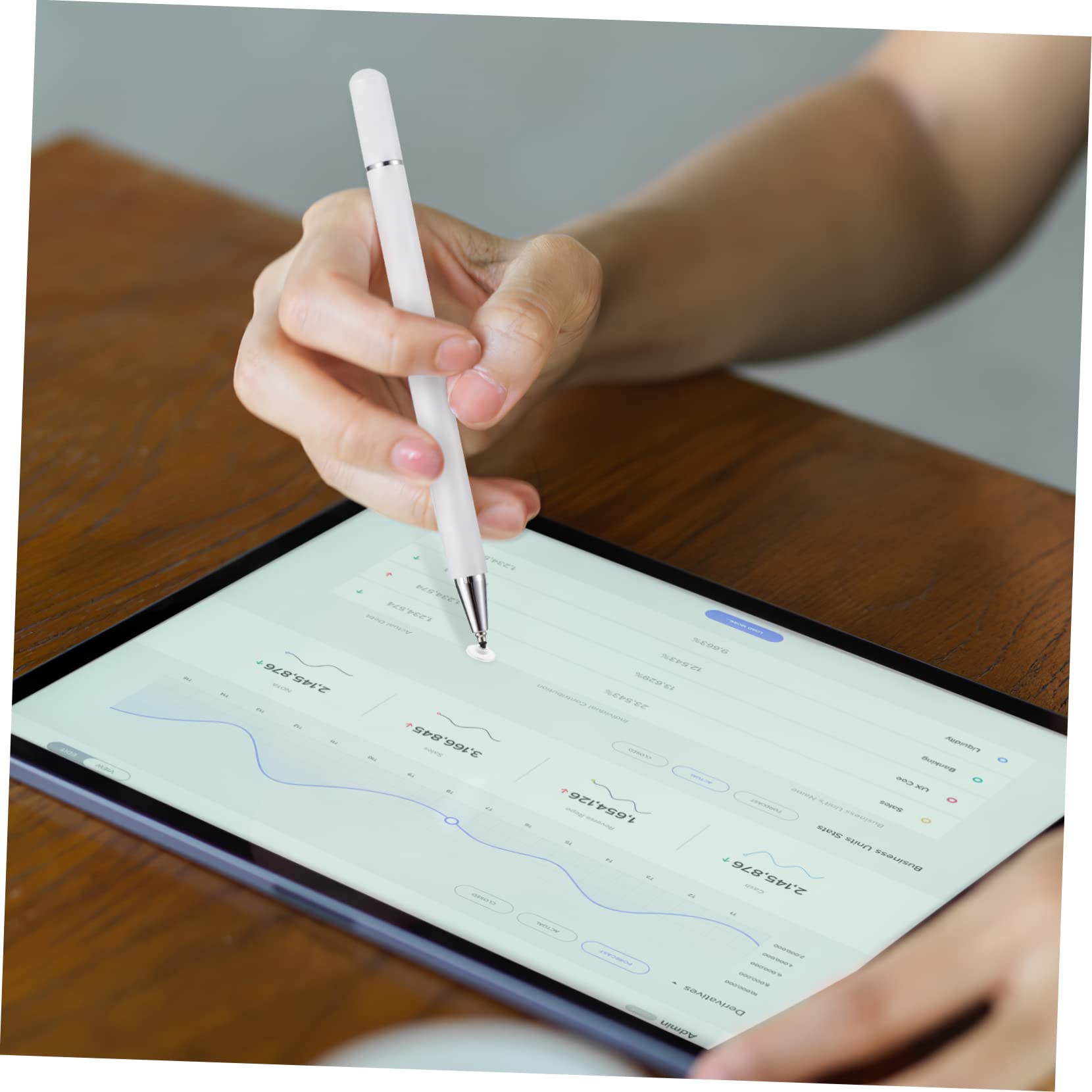 Artibetter 10pezzi Pennino Capacitivo Per Punta Fine Compatibile Con Smartphone e Tablet Design Silenzioso e Leggero Per Disegno e Scrittura Precisa