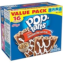 Pop-Tarts Toaster Pastries, Frosted Chocolate Chip Cookie Dough 16 Toaster 28.2 OZ