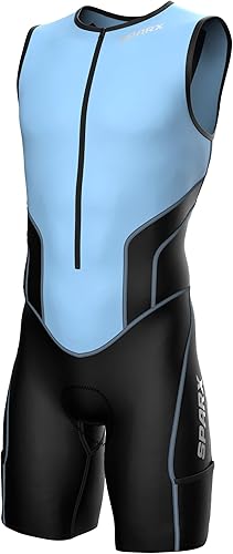 Miniatura 22 de Traje de triatlón Sparx X para hombre, para ciclismo, natación y atletismo