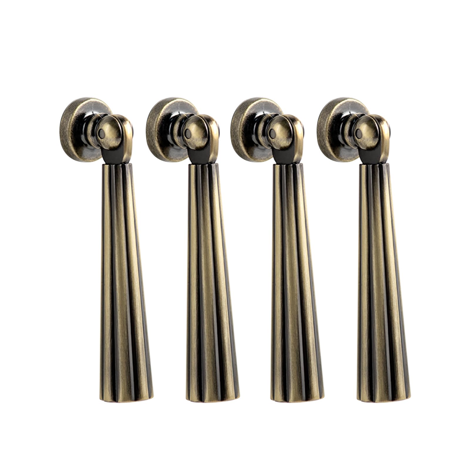 Jiajulashou123 D 4 Pack Cabinet Knobs Single Hole Handle Zinc Alloy Rawer Pulls With Screw Wardrobe Knobs Rop Pendant Pull Handle Cupboar Knobs For Cabinets Oor Furniture Rawer Closets (D)