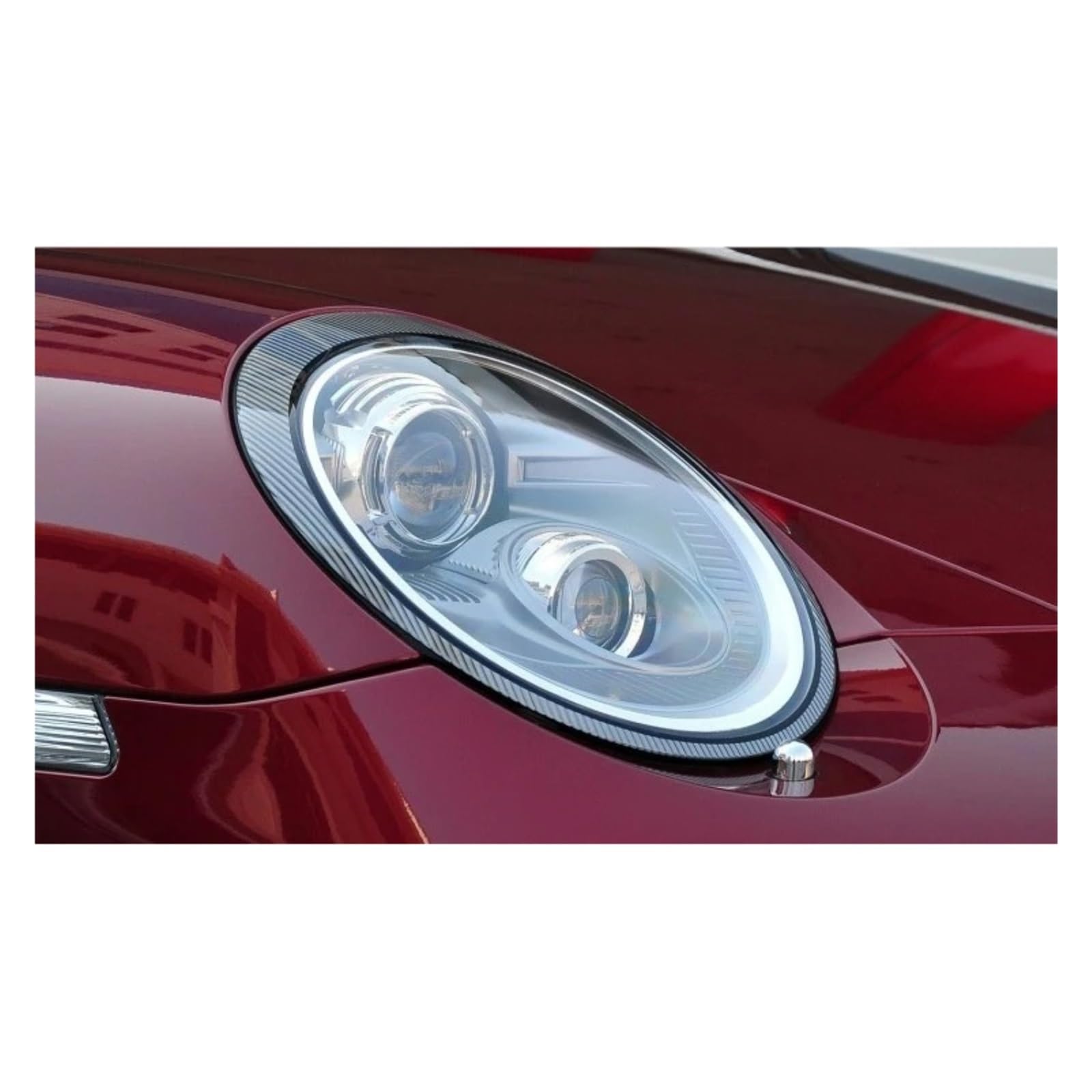 Front Headlight Lens Cover For Carrera 997 911 2005-2012 Headlamp Cover Transparent Shade Lamp Headlight Shell Lens(Right side)