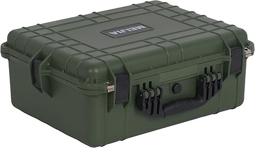 Miniatura 13 de MEIJIA Funda rígida protectora portátil impermeable para todo tipo de clima, funda compacta para cámara con espuma de ajuste personalizable,