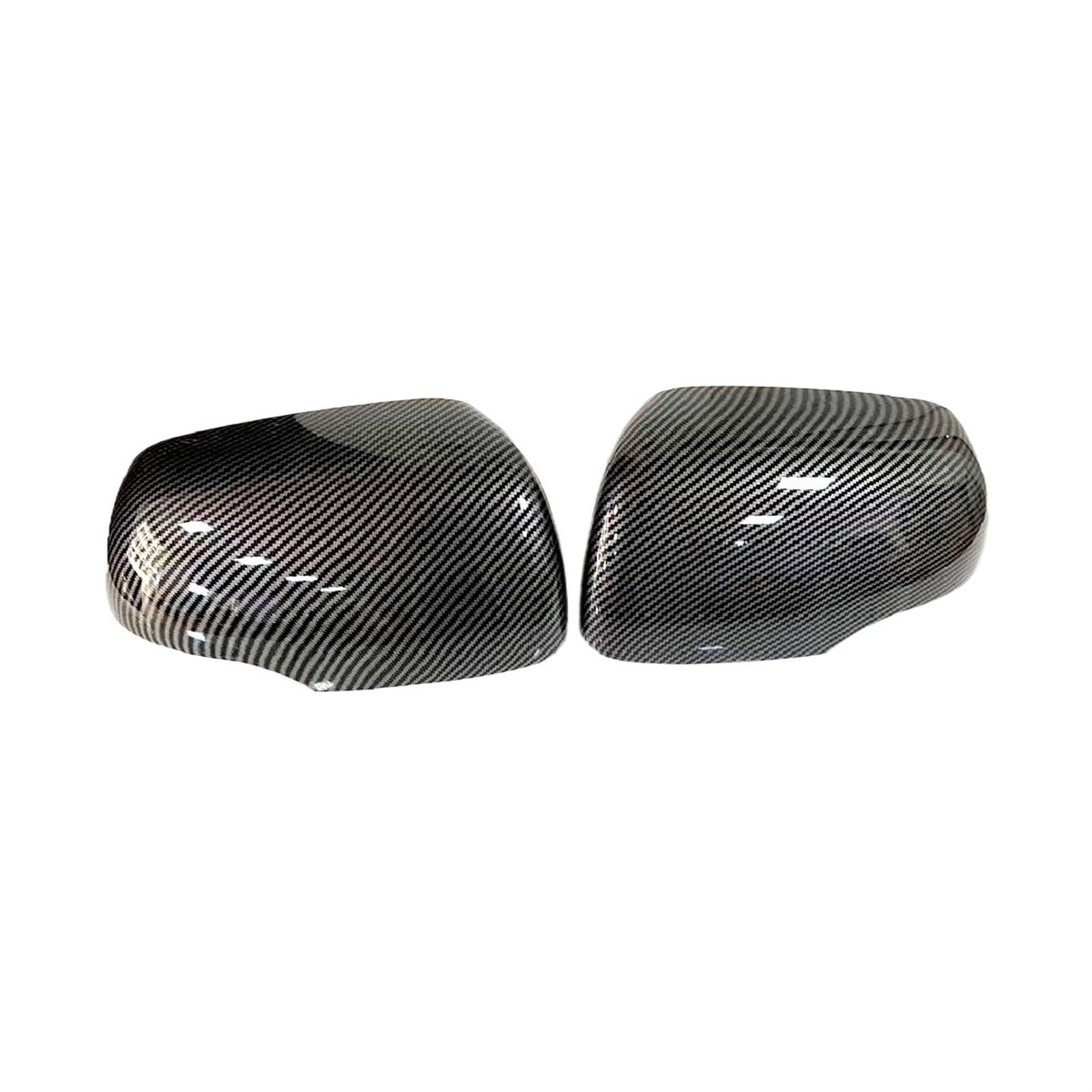 Coque de rétroviseur pour Kia Picanto protège des rayures style carbone ABS noir