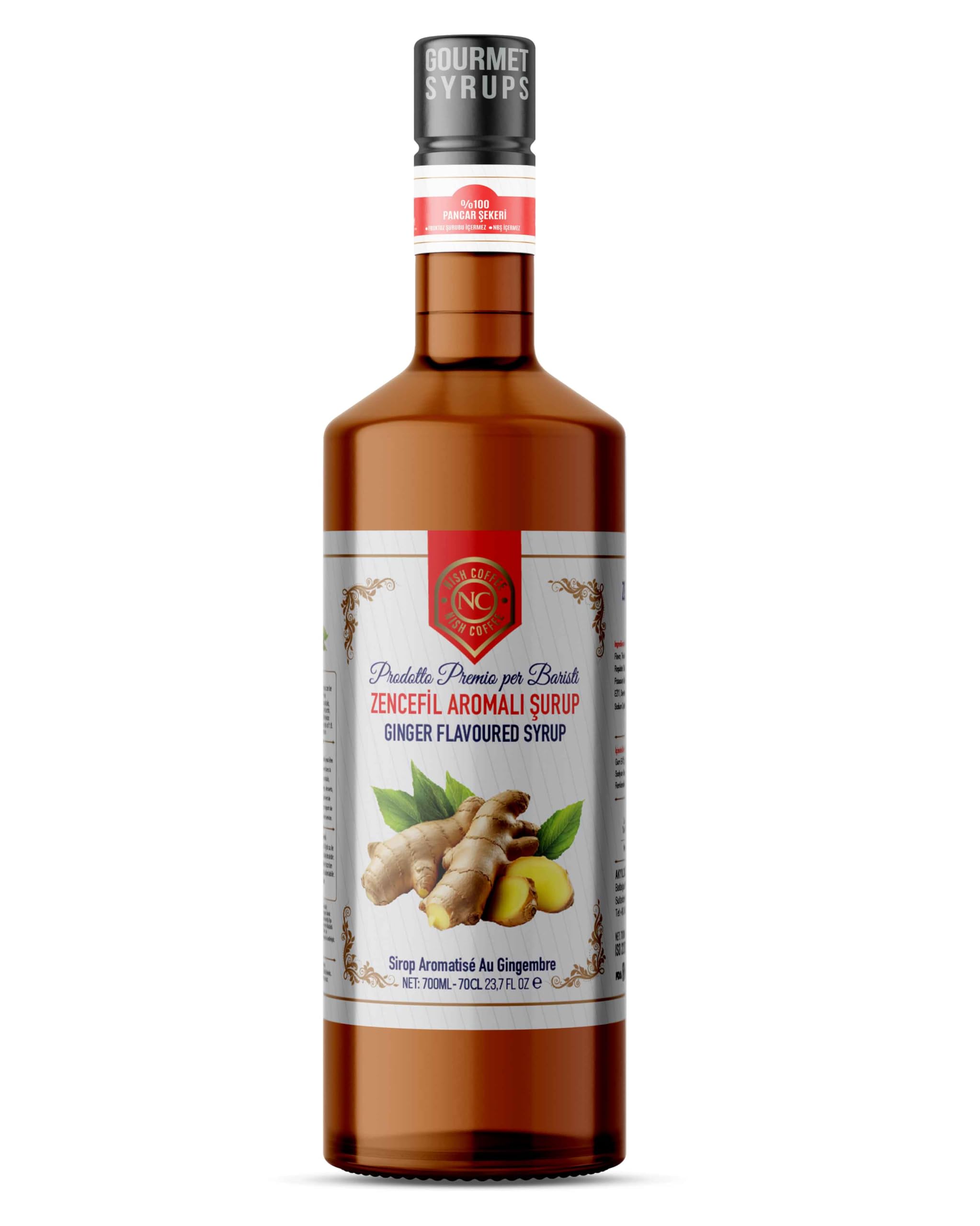 Nish Zencefil Aromalı Şurup 700 ML - P