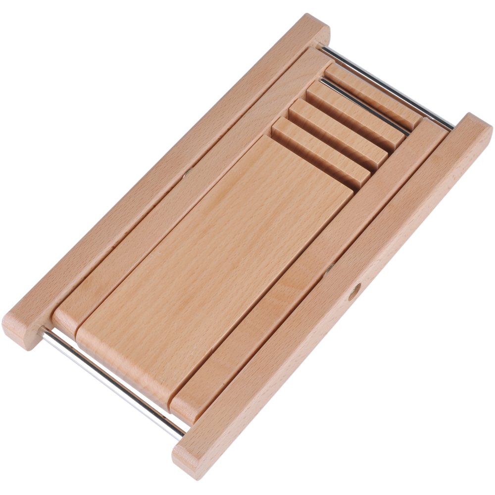 Kingpoint - Poggiapiede in legno massiccio per chitarristi, regolabile su 4 livelli di altezza, Legno naturale.
