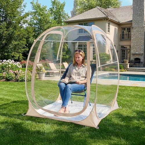 Alvantor® Pop Up Bubble Tent®,Large Oversize Igloo Screen House,1 Person Cold Protection Outdoor Igloo, Winter Tent 4'x4'x5'