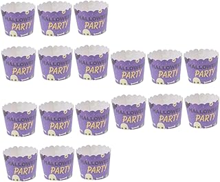Amosfun 150 Pçs Cupcake Cup Cake Muffin De Papel Forminhas De Cupcake Forro De Papel Forro De Copo De Papel Halloween Forros De Muffin De Papel Forro De Cupcake De Papel Invólucros De