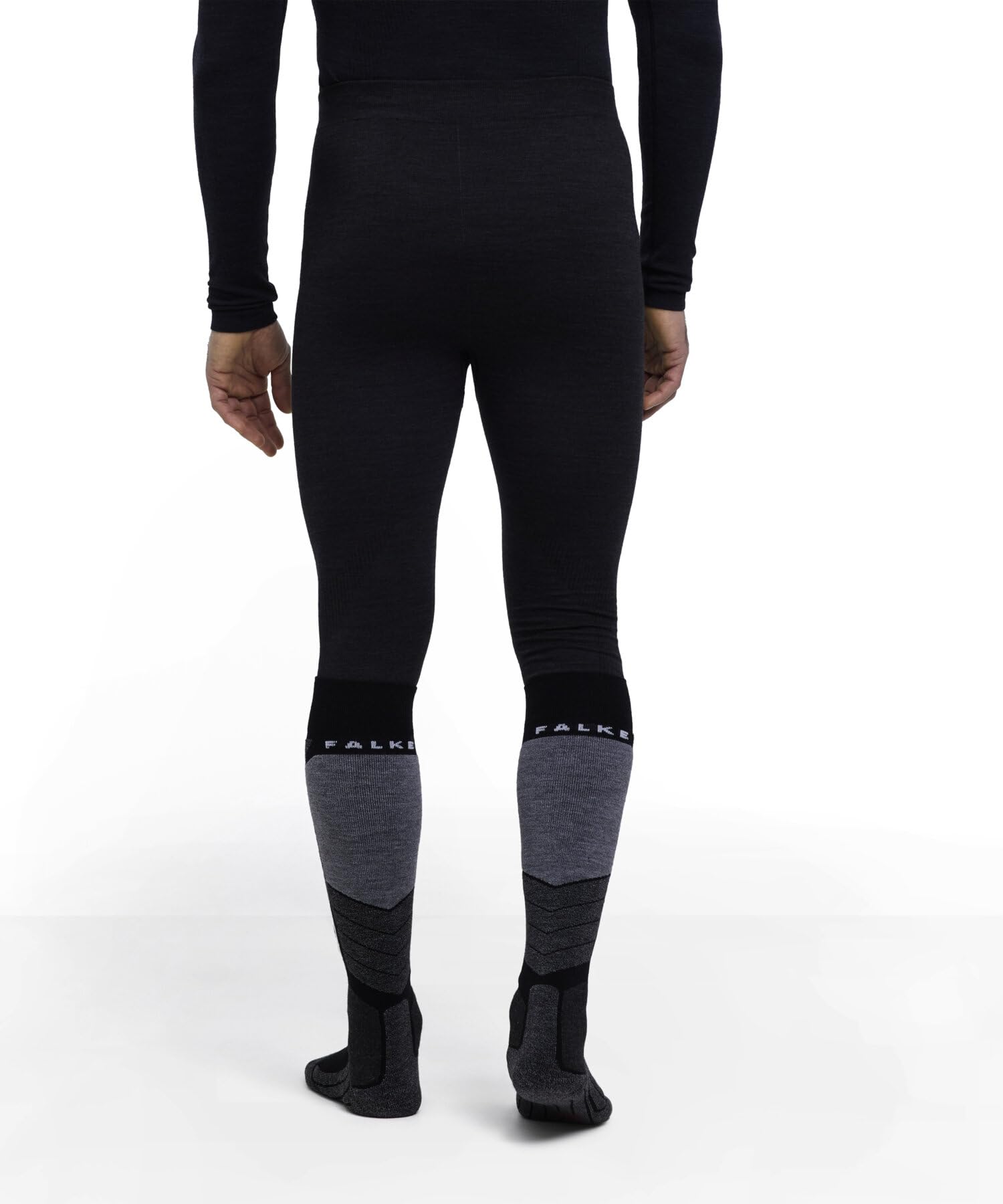 FALKE Herren Wool-Tech Long Funktionsunterhose lang atmungsaktive klimaregulierende geruchshemmende nachhaltige Wolle Funktionsmaterial kalte bis sehr kalte Temperaturen Funktionsunterwäsche 1 Stück