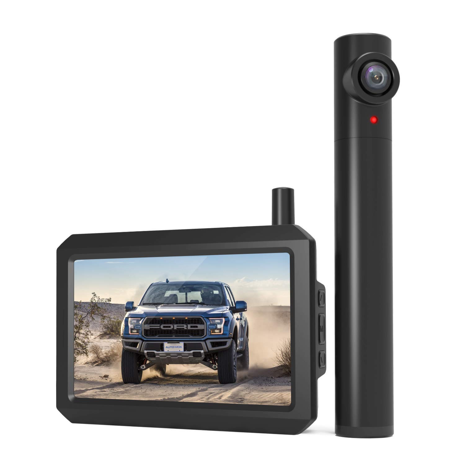 AUTO-VOX Solar Wireless Backup Camera for Trucks, 5Mins DIY Installation, Mini Size Back Up Camera S