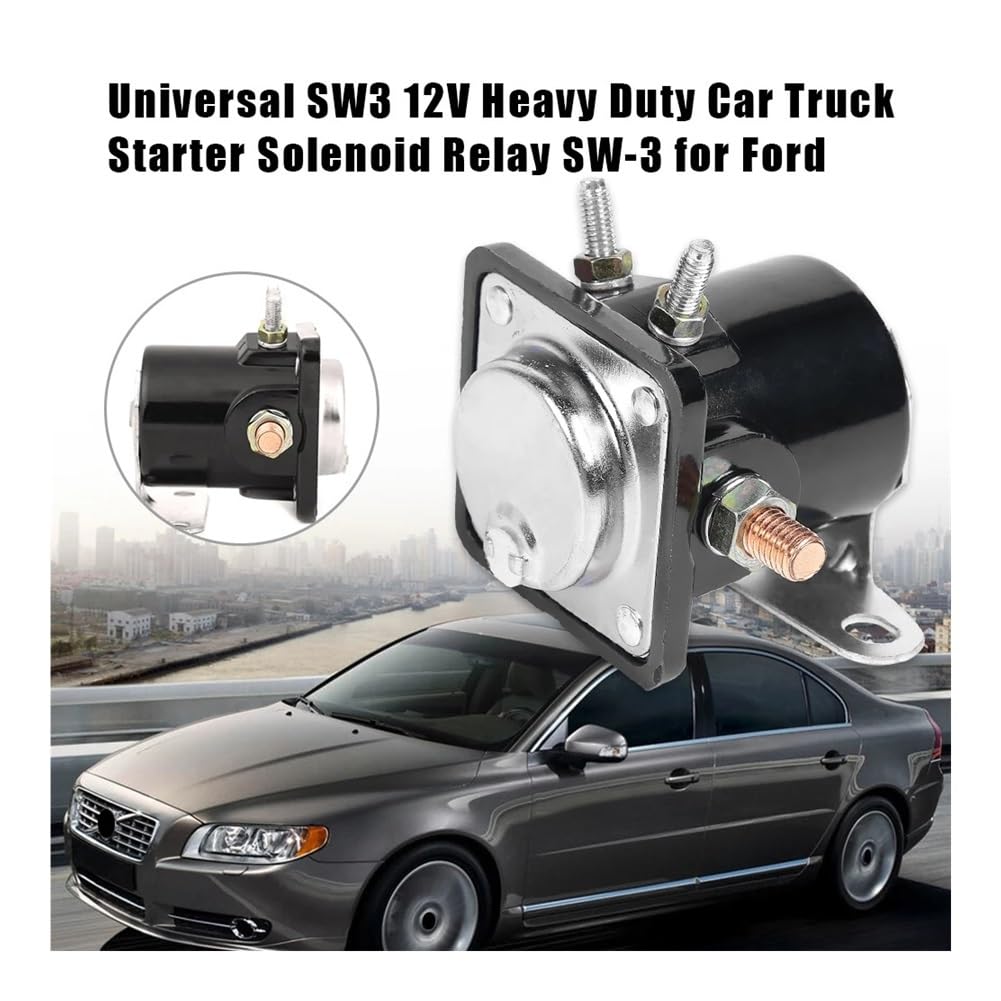 SW3 12V Heavy Duty Car Truck Starter Solenoid Relay SW-3 AIQFTGSNS