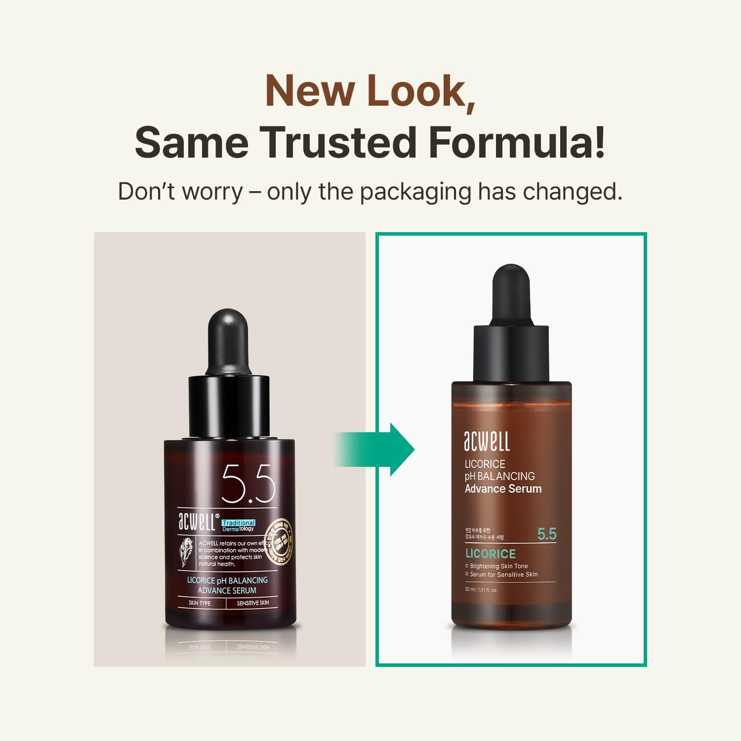 ACWELL Licorice pH Balancing Advanced Facial Serum Ampoule 1.01 fl.oz. - Radiance and Dark Spot care Face Serum for Dull Skin, Reduces Acne and Blemishes, Minimizes Fine Lines, Healthy Glow Skin image 3 of 8 B09B3D4G28