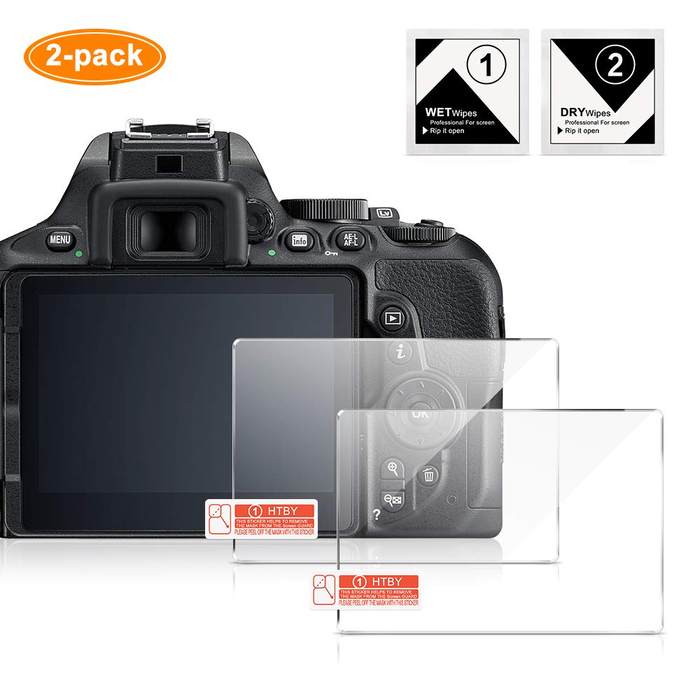 Screen Protector Compatible For Nikon D5600 D5500 D5300 Utebit