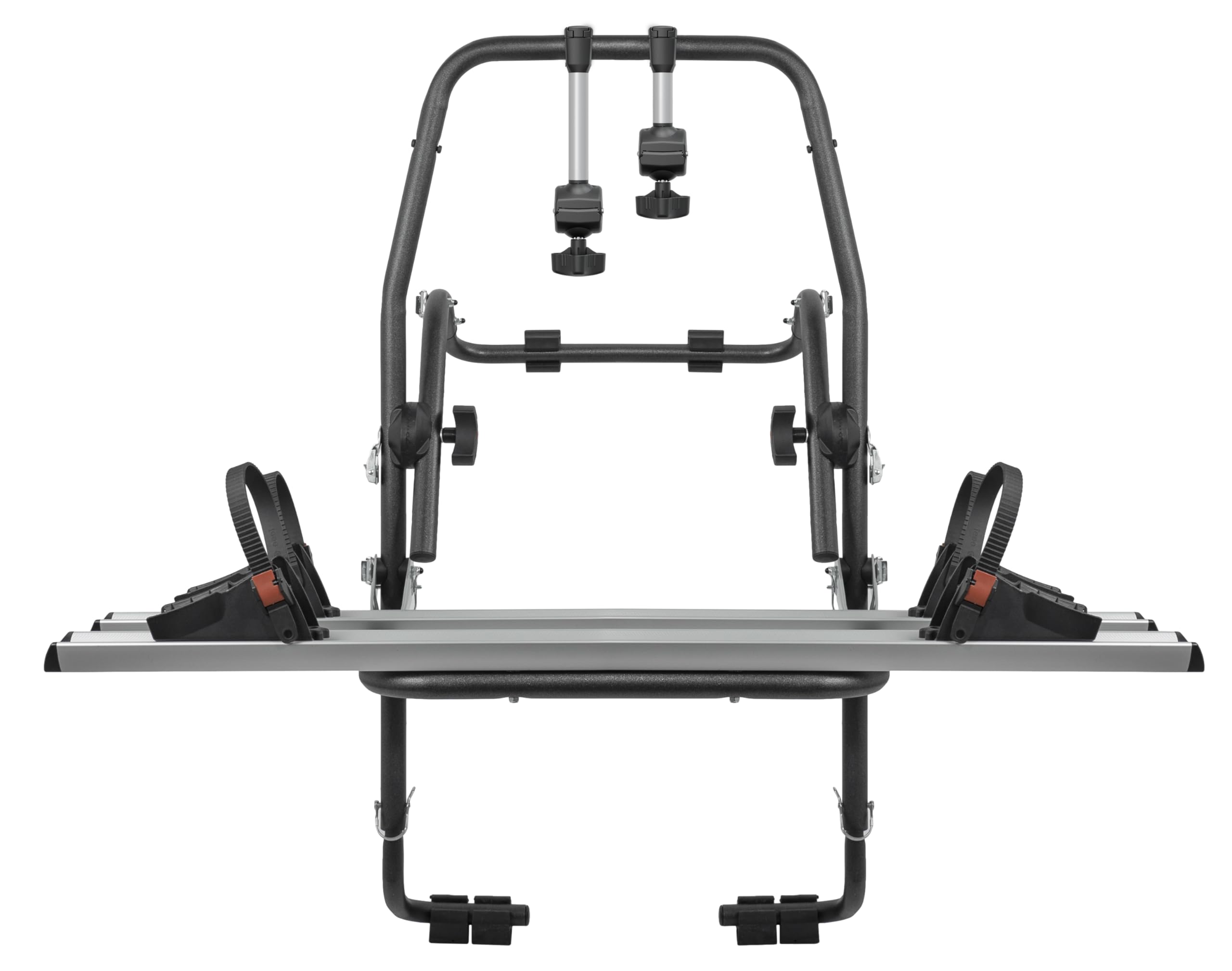 MENABO 000063400000 Stand Up Soporte de Bicicletas en Acero Inoxidable con 2 Carriles en Aluminio