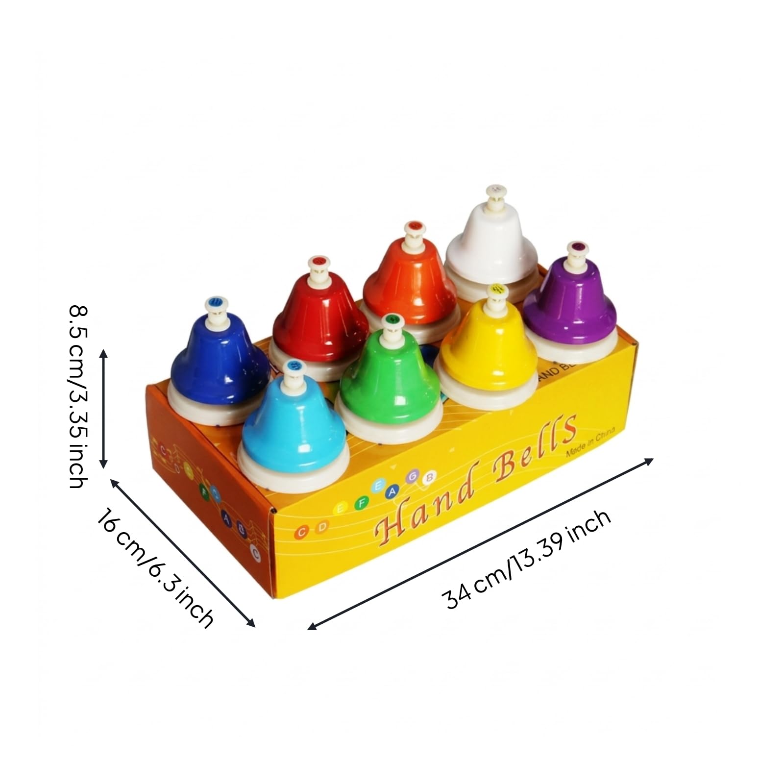 TISHITA 8 Pièces Clochettes Musicales Musical | Coloré, pour