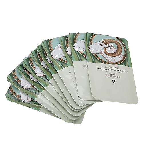 Leche de cabra, 10 unidades / caja de leche de cabra hidratante extracto de planta facial hidratante nutritivo, tipos de piel | regalos de spa para