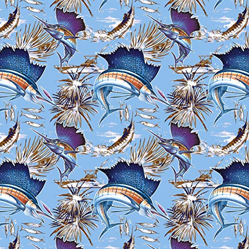 Graphics & More Sailfish Marlin Deep Sea Sport Fishing Gift Wrap Wrapping Paper Rolls #TOP1
