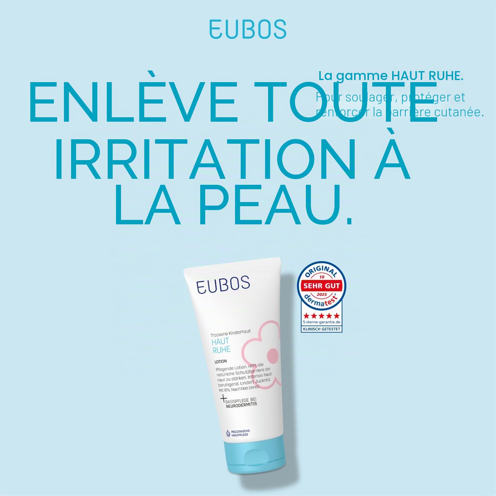 EUBOS Kinder Haut Ruhe Lotion, 125 ml Lotion