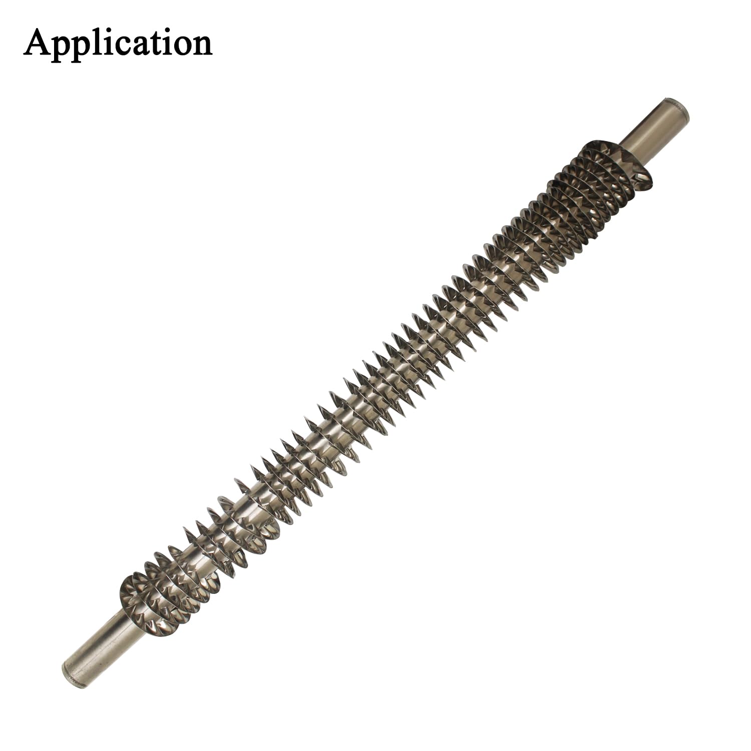 Alette Spirale Cave per Scambiatori di Calore Tubolari Alette Tubi Riscaldamento Raffreddamento Acciaio Inossidabile di Raffreddamento Scambiatore di Calore Alettato Tubi Dissipatori (ID25mm H15mm)