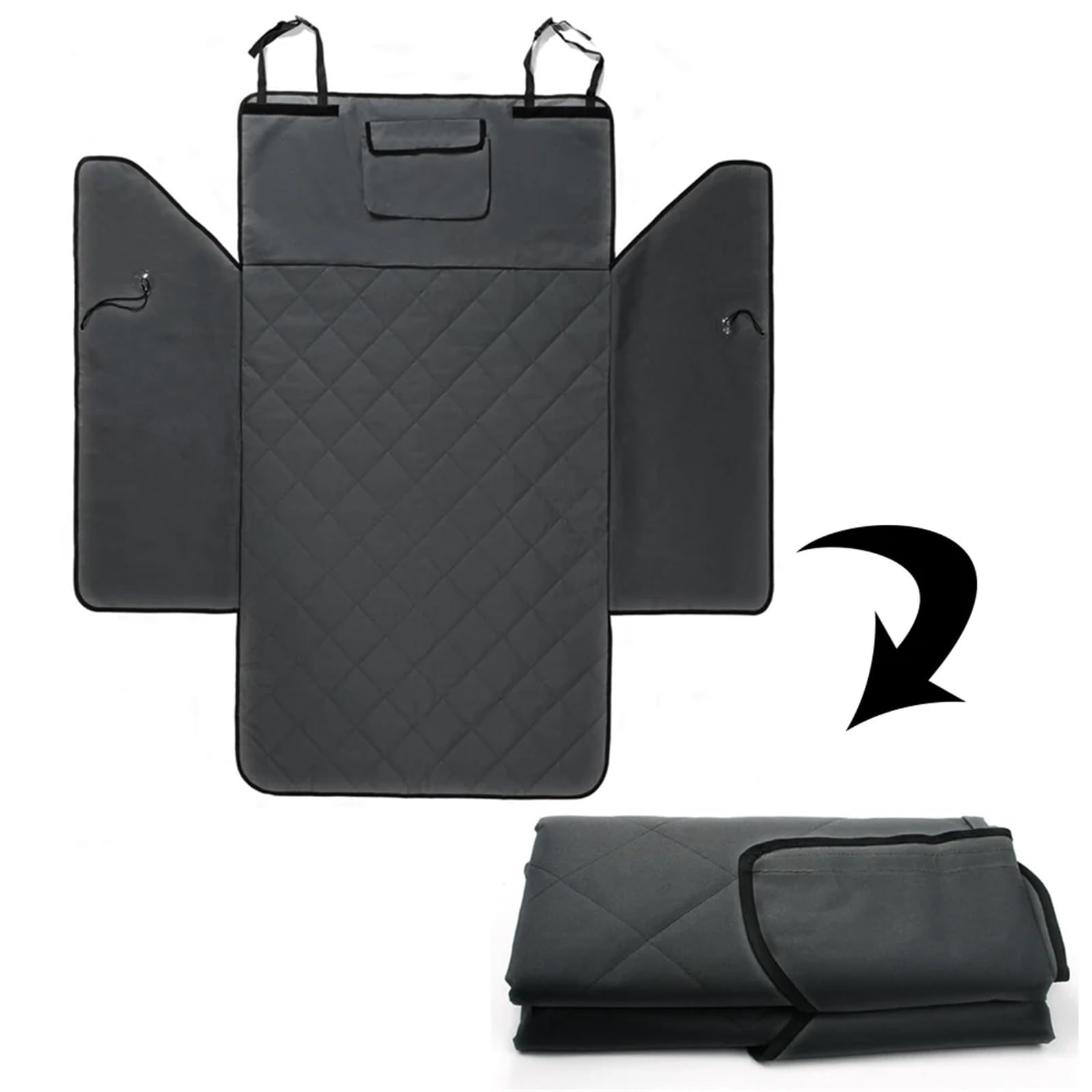 Schutzmatte Cargo-Matte Kofferraumschutzmatte für Hunde und Katzen, für Haustiere, SUV, Schutzmatte, wasserdicht, 600D Oxford-Stoff(H)