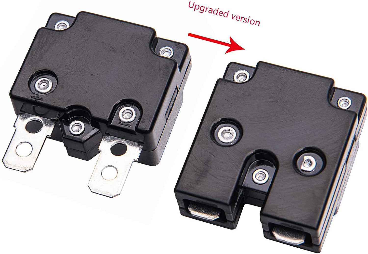 weelye 2Pcs 18A 125/250Vac 50Vdc Automatic Reset Relay Thermal Switch Circuit Breaker Current Overload Protector for Children Riding Electric Car Accessories : Automotive