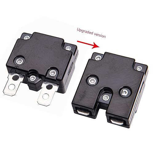 Miniatura 4 de weelye 2 unids 10A 125/250Vac 50Vdc relé de reinicio automático interruptor térmico disyuntor protector de sobrecarga de corriente para niños montar