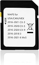 Latest Version Navigation SD Card Fits for Mazda 2014-2018 - 3, 2016-2024 - Mazda 6/CX-3/MX-5, 2016-2020 - CX-5/CX-9 Car GPS Navigation System for USA/Canada/Mexico