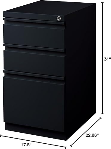 Miniatura 2 de Lorell llr49521Mobile Archivo Pedestal Negro