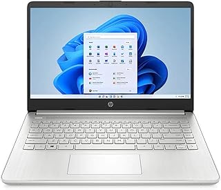 HP 14" HD Touchscreen Laptop, AMD Ryzen 3 3250U Processor, 16GB DDR4 RAM, 512GB PCIe NVMe SSD, Webcam, HDMI, USB Type-C, Wireless-AC Wi-Fi 5, Bluetooth, Windows 11 Home, Silver, ABYS Mouse Pad