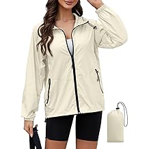 Lightweight Rain Jacket Women Packable Wind Breaker Light Rain Jacket Women Waterproof Travel Raincoat S-XXL