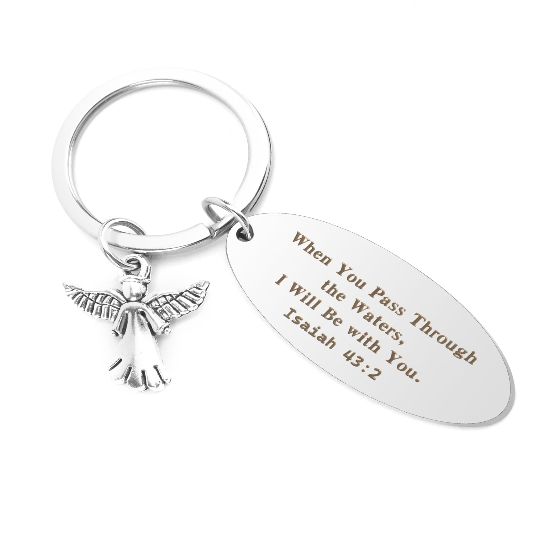 Porte-clés chrétien en croix - Accessoires de la Bible de qualité - 7