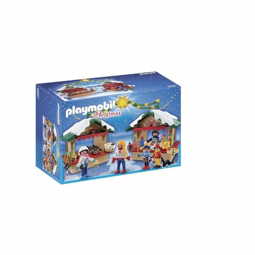 未使用★ 廃盤 Playmobil クリスマスマーケット 4891 箱開封済み playmobil 4891 setnr. Christmas marketplace santa claus De