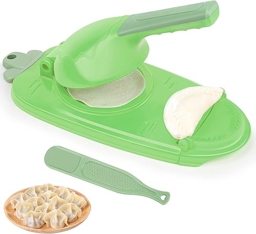 Máquina de dumpling 2 en 1 molde de dumpling Skin Maker Dumpling nuevo artefacto 2023 máquina de hacer dumpling DIY Dumpling envoltura manual de