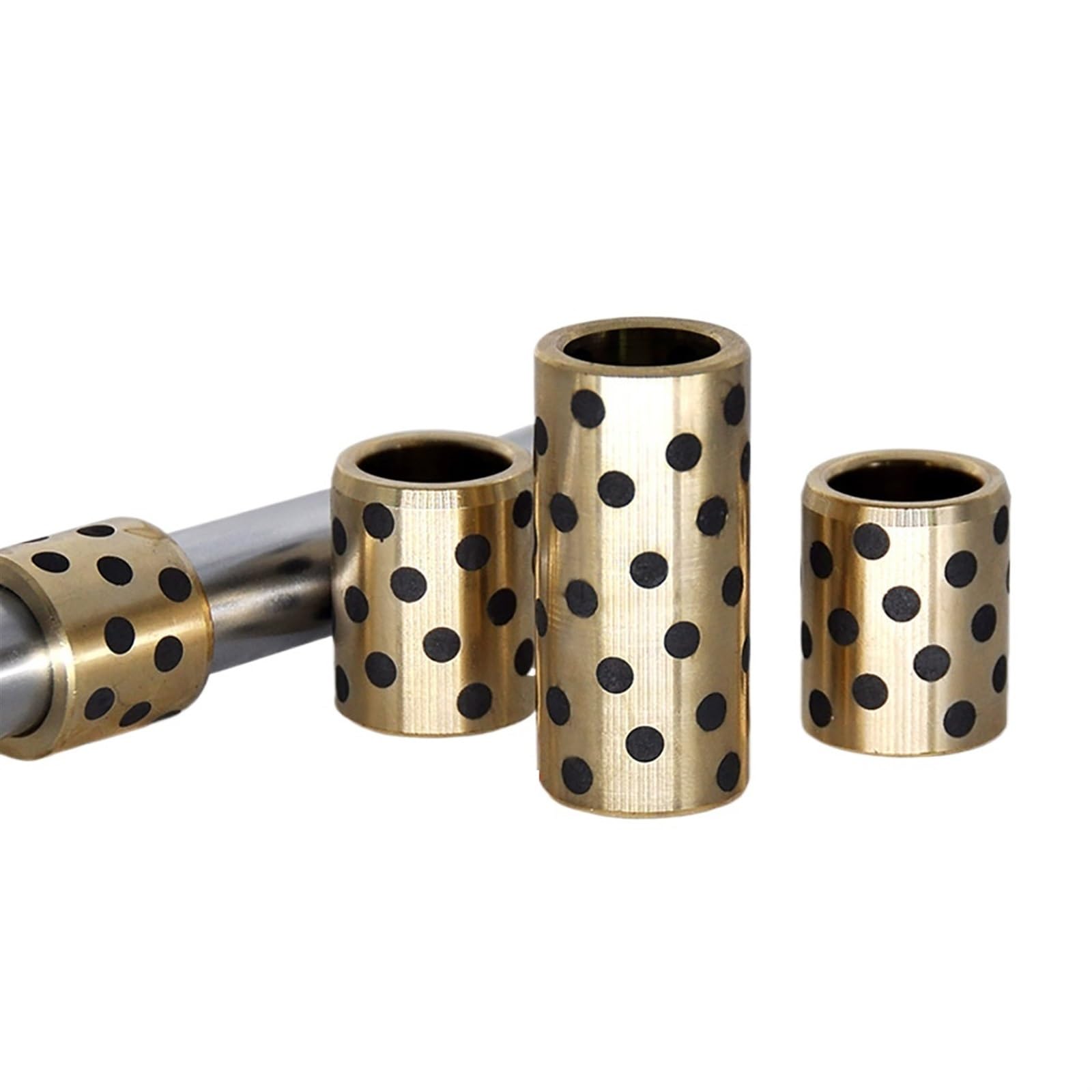 Roulement autolubrifiant, 1 manchon en cuivre graphite, diamètre intérieur 25/30/35 mm, diamètre extérieur 33-45 mm, longueur 15-50 mm