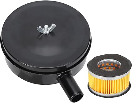 Amazon Co Jp エアコンプレッサーインテークフィルター サイレンサーフィルターノイズ機器用低インテークノイズ 鉄 車 バイク