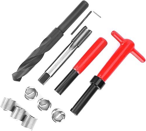 Kit de reparación de roscas M16x1.5, kit de reparación de roscas de rosca, kit de reparación de roscas de rosca hembra de acero inoxidable, kit