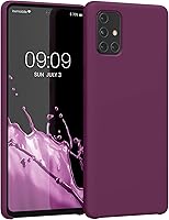 Vista 116 de kwmobile Funda compatible con Samsung Galaxy A52 / A52 5G / A52s 5G - Funda de Teléfono de Silicona TPU con Acabado Suave - Arrecife Azul