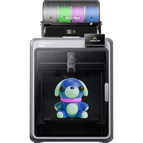 Creality Official K2 Pro Combo 3D Printer, Multi-Color Printing with CFS, 600mm/s High-Speed, AI Cameras, Full Auto-Leveling, Dual Z-Axis, 300x300x300mm Build Volume