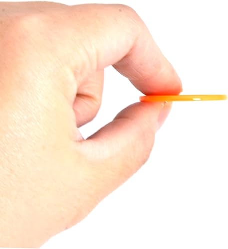 Miniatura 7 de 100pcs 32mm1.26 Inch Opaque Plastic Learning Counters Disks Mini Poker Chips Game Tokens with Storage Box