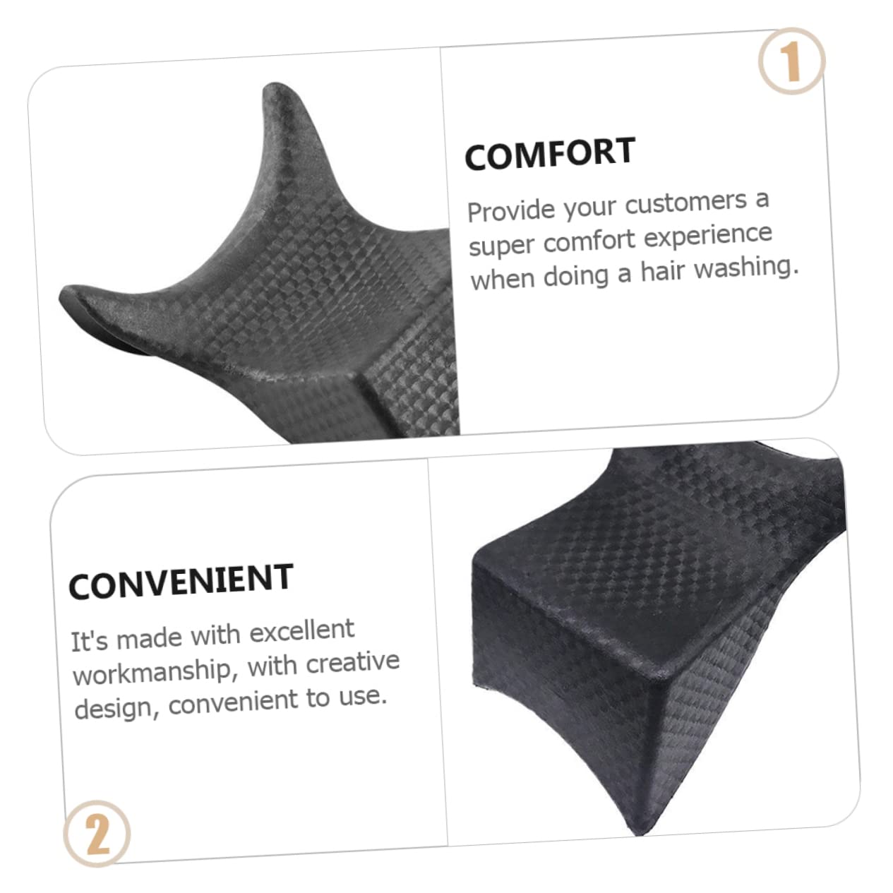 VICASKY Salon Shampoo Bowl Pillow Neck Support Cushion for Hair Washing Comfortable Design for Salon Use Durable and Portable Hair Washing Support for Professional Salons