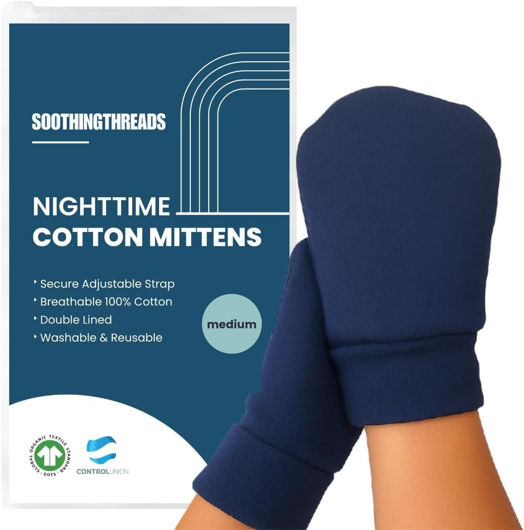 SoothingThreads Organic Eczema Mittens