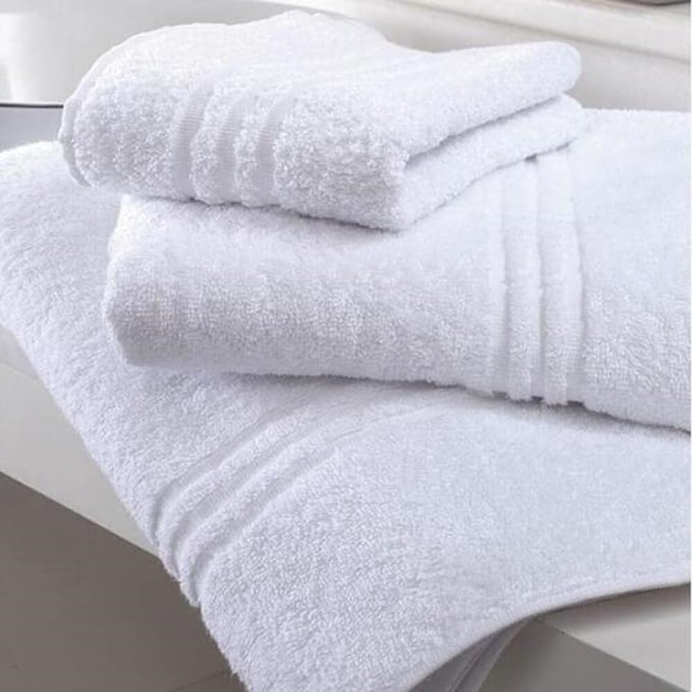 Generico SPUGNA TELO E ASCIUGAMANI HOTEL e Bed and breakfast - 100% SPUGNA DI COTONE - CERTIFICATI OECO-TEX (4 TELO BAGNO 100X150 CM)