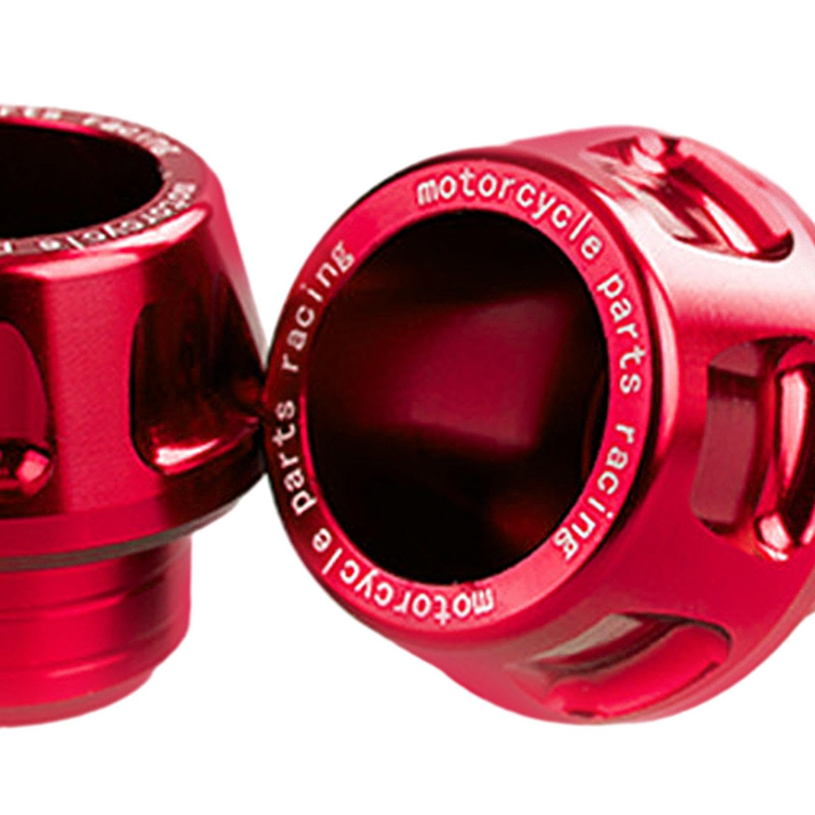 Cadre de Fourche Avant de Moto Universel, Curseur de Protection Contre Les Chutes, Protection Contre Les Chocs de Roue pour Motos, Robuste et léger, Rouge
