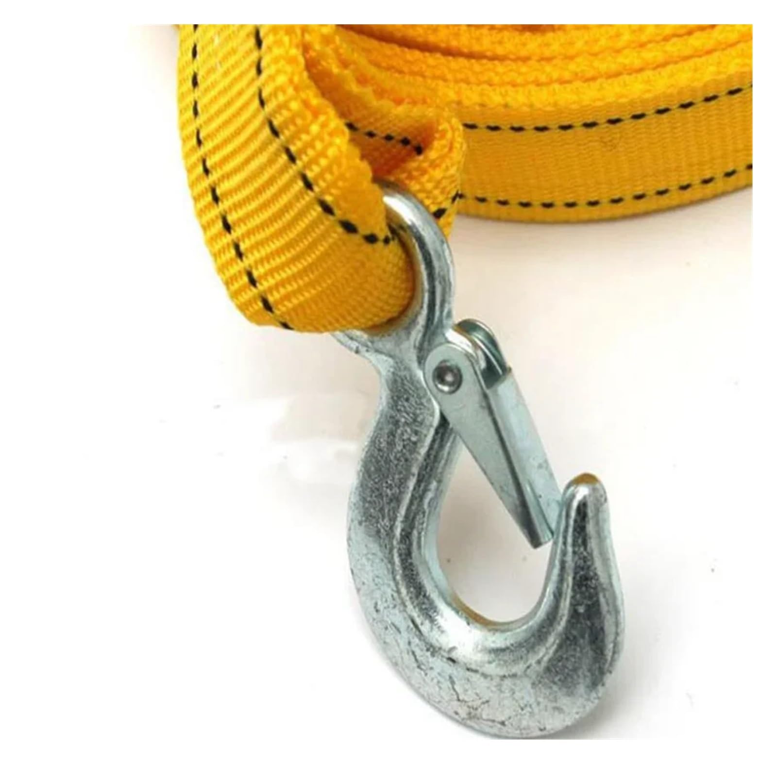Correa de Remolque, Cuerda de Remolque de 5 Toneladas Y 4 Metros para Correa de Arranque de Camión Cuerdas de Remolque Todoterreno Cable de Cabrestante de Remolque Correa de Tracción para Aut